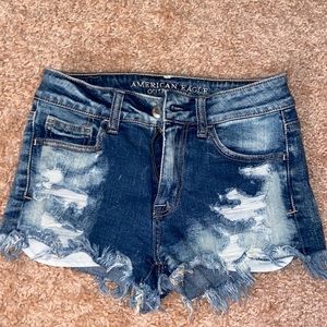 American eagle jean shorts